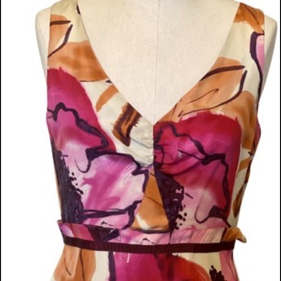 Anthropologie Moulinette Soeurs Floral Mini Dress Size 8 - Picture 7 of 9
